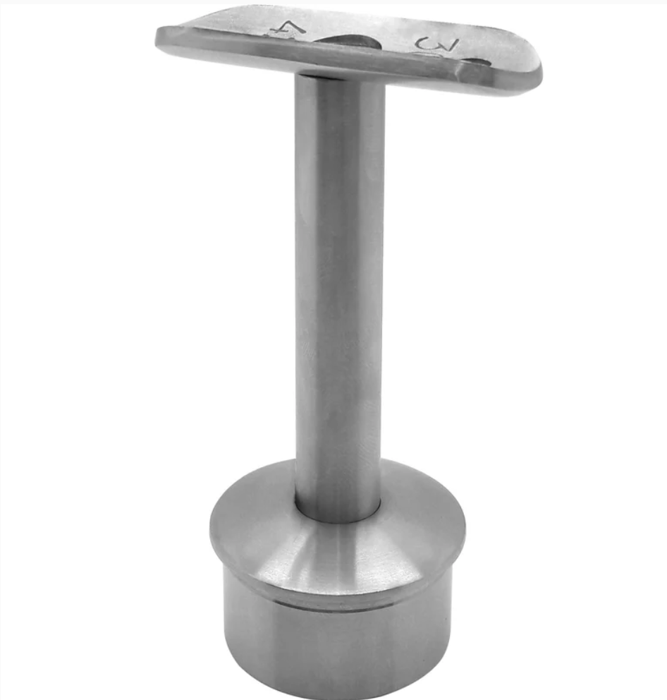 Soporte Poste-Corremanos Fijo Para Tubo De 42.4Mm.