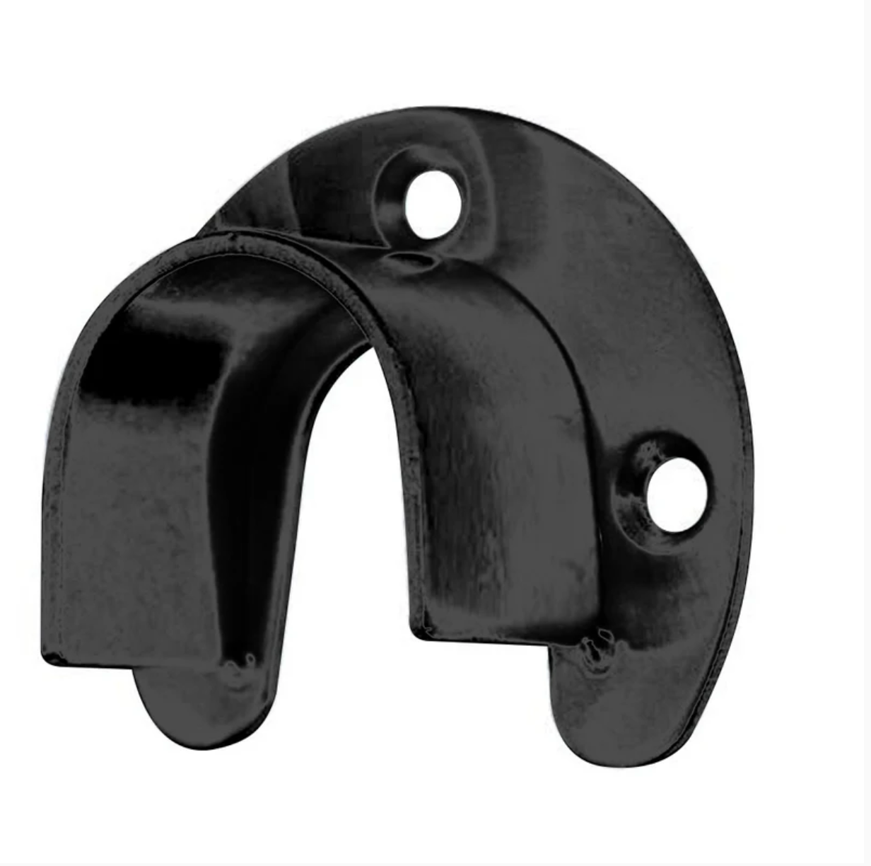 Anclaje A Piso Tipo Flange Easy Fit Ranurado Para Tubo De 42.4Mm. Negro.