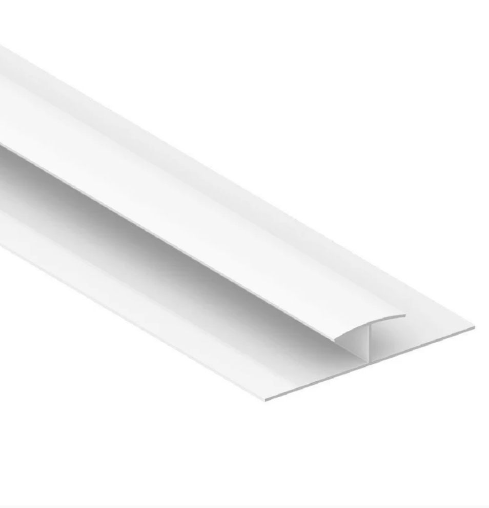 Union Tipo H Accesorio Cielo Raso PVC Techo Blanco BRILLO 5.95M Resistente A Humedad Fácil Instalación Alta Durabilidad