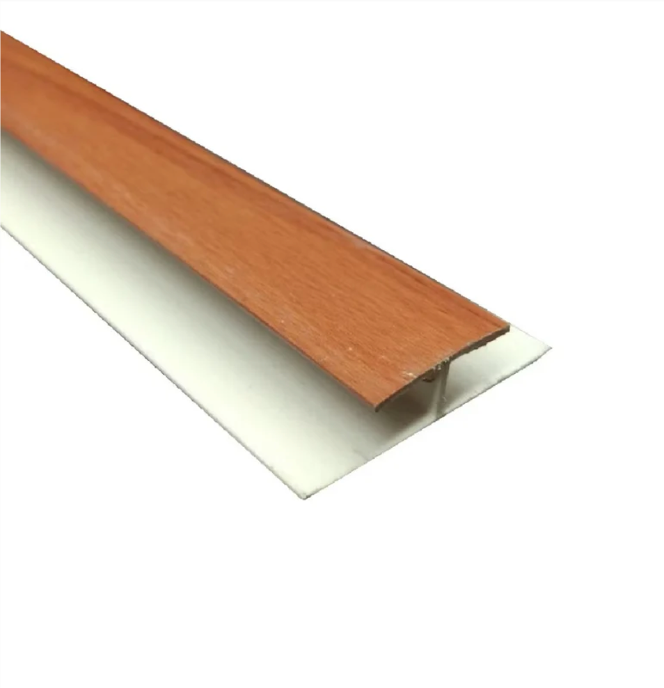Union Tipo H Accesorio Cielo Raso PVC Techo Nogal Madera 5.95M Resistente A Humedad Fácil Instalación Alta Durabilidad