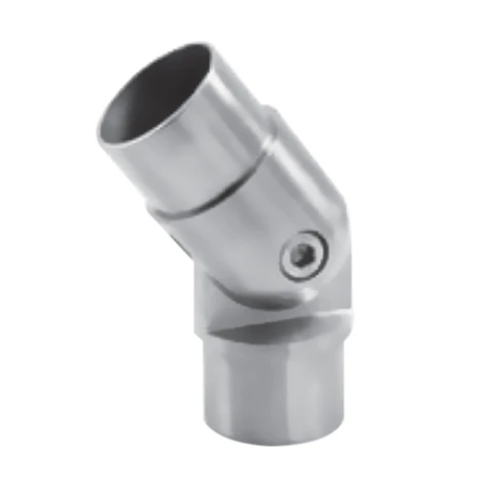 Codo Regulable Para Tubos De 2". Sin Soldadura. Acabado Satinado